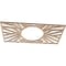 Ekena Millwork Hoover Wood Fretwork Pierced Ceiling Medallion, Alder, 16"W x 8"H x 5 7/8"ID x 1/4"T CMWP16X08X0250HOAL - alternate 5